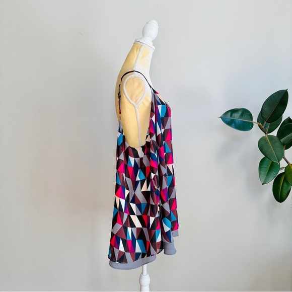 Torrid Sophie Geo Chiffon Double Layer Swing Cami - Picture 5 of 9